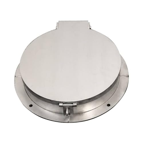 Tapa de alcantarillado de acero inoxidable con cerradura, tapa de inspección de alcantarillado impermeable de 24 pulgadas para bombas de sumidero séptico y yardas