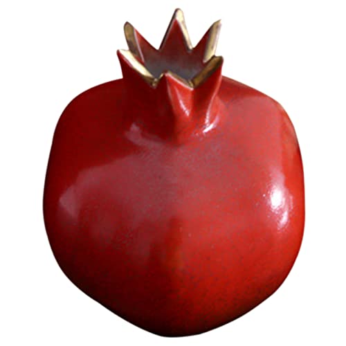 Artibetter Simulación Granada Florero Flor De Cerámica Ramo Titular Florero Decorativo Mini Ramo De Flores Decoración Floral Adornos De Vidrio Flor Botella Decoraciones Florero Adornos