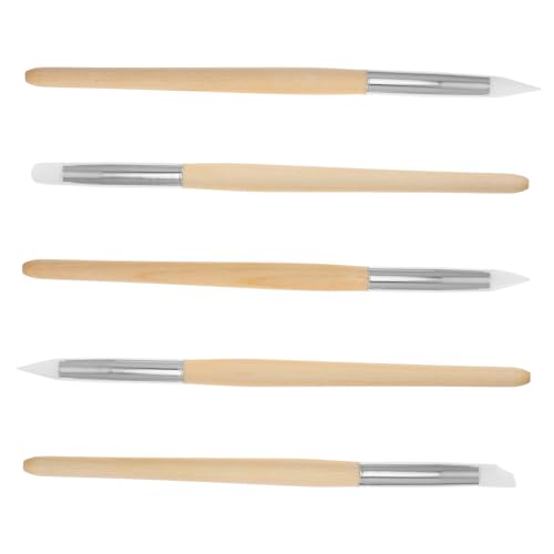 Healeved 5 Stück Reinigungsstifte aus Kunststoff zur Kratzerentfernung und Schmutzentfernung Uhrenzifferblättern und Uhrwerken für Professionelle Uhrmacher und Enthusiasten