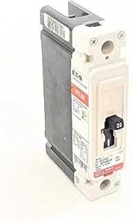 CUTLER HAMMER HFD1020 20 AMP Rating, Type HFD, 65 KAIC at 277 VAC, 1 Pole, with Non-Interchangeable Trip Unit, 277 VAC / 125 VDC MAX, Thermal-Magnetic Circuit Breaker