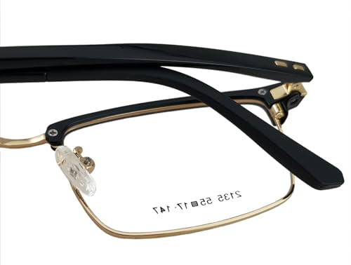 Circleperson magnet Eyeglasses 2 in 1 Polarized Clip on Sunglasses for Men Women Rectangle