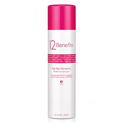 12 Benefits Flexible Hold Hairspray, Volume & Humidity