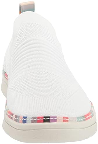 LifeStride Womens Navigate Slip-On Sneaker White/Rainbow 9 W | Image 1