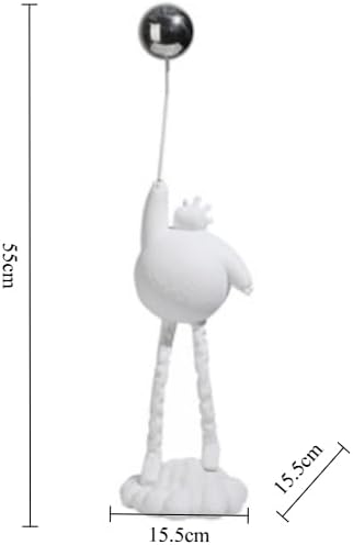 彫刻の卓上像 樹脂装飾品の置物抽象作品彫刻の数字像像工芸品モデル家の付属品ルームコレクションディスプレイプレゼント (15.5*15
