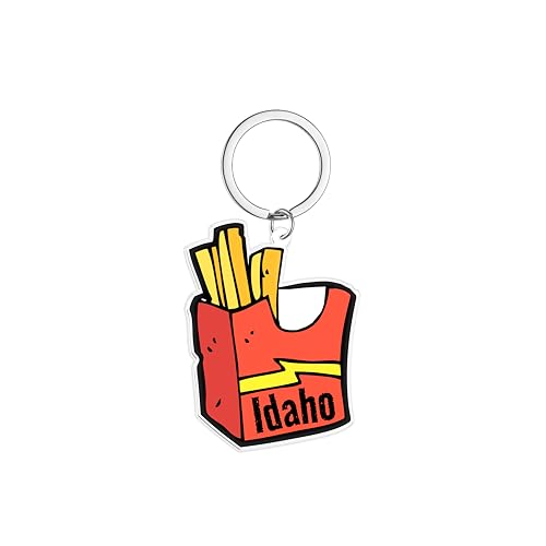 Idaho Souvenirs State Keychain - Durable Key Ring And Key Holder For Gifts,Souvenirs From Usa,Spot M