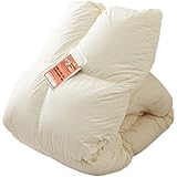 タンスのゲン 羽毛布団 シングル【コインランドリーで洗える！】ダウン70％ 充填量1.0kg 日本製 7年保証 洗える ウォッシャブル 掛け布団 19110061(87909)