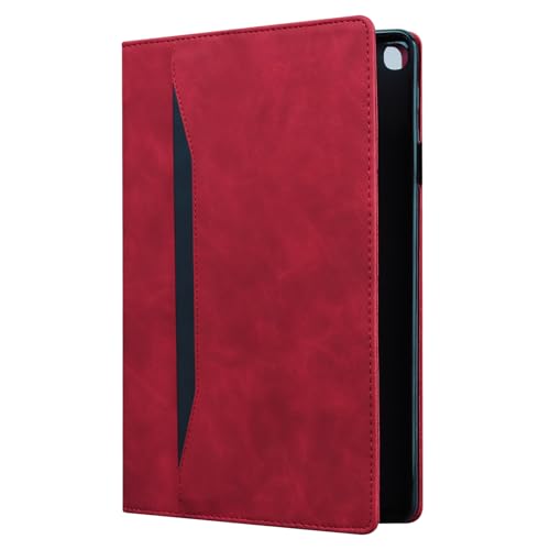 LMFULM® Étui pour Samsung Galaxy Tab A11 / SM-X130/X133/X135 (8,7 Pouces) PU Cuir Poche Cas Flip Coque Protection avec Portefeuille Style Stand Housse Case Rouge – vue 6