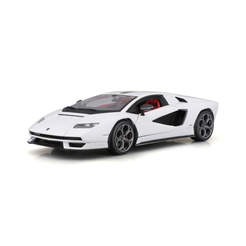 Bburago - Lamborghini Countach LPI 800-4 w skali 1:24, odlewana replika z otwieranymi drzwiami, losowy asortyment, oficjalna licencja Lamborghini
