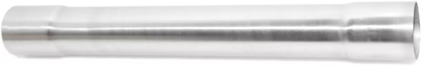 2"ID to 2"ID x 17" Length Exhaust Pipe T304 Stainless Steel Exhaust Tubing,Made of High Quality Stainless Steel Fit 2 Inch Exhaust System