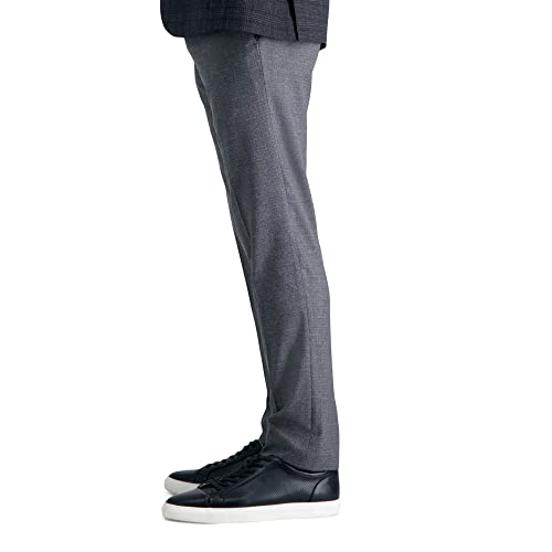 Kenneth Cole REACTION mens Slim Fit Flat Front Stretch Urban Heather Dress Pants, Medium Grey, 31W x 30L US2