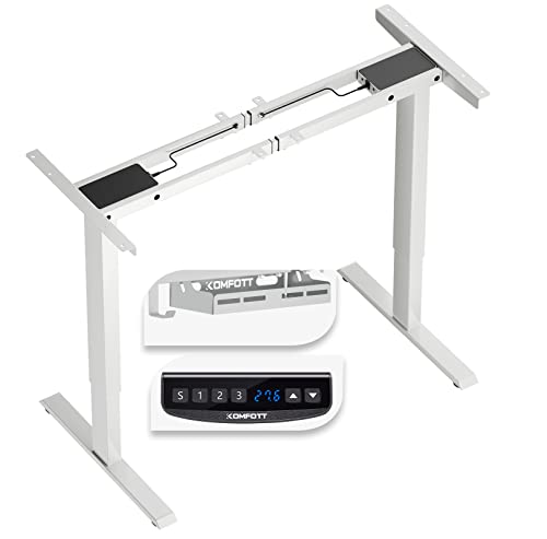Costway Dual Motor Standing Desk Frame White