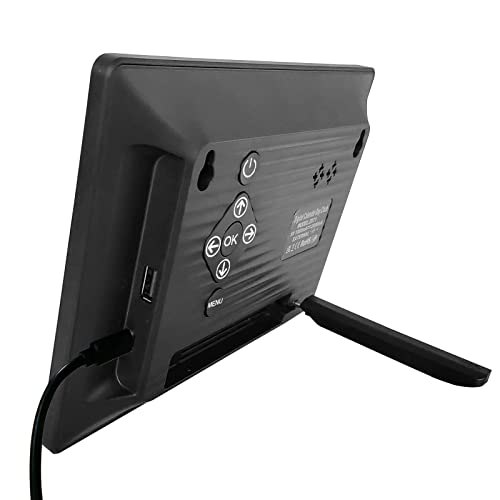 Trocotn 7 Inchs Digital Clock Day Clock Large Display Alarm Clock Wall Clock (Black) #TOP2