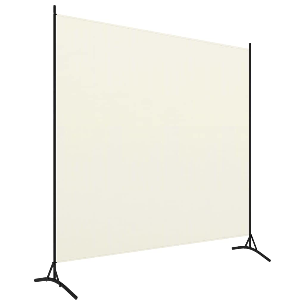 Paravento a 1 Pannello,Pannello Divisore per la Stanza Divisoria Interno Decorazioni Per patio, ufficio, casa, ospedale Bianco Crema 175x180 cm