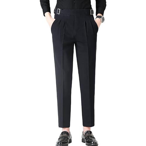 Pantalon stretch en coton homme coupe droite casual et pantalon ajustement athlétique grand