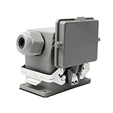 H32b-he-032 Heavy-Duty Connector 32-core Rectangular Socket Industrial Waterproof 16A with Cover