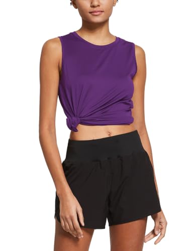 Image of baleaf Women's Workout Tank Tops Sleeveless Quick Dry Running Shirts Lightweight Loose Fit for Yoga Athletic Gym