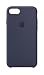 Apple Silicone Case (for iPhone 8 / iPhone 7) - Midnight Blue - MQGM2ZM/A