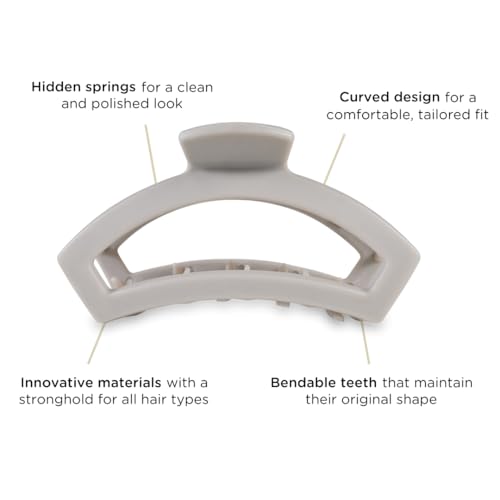 Pinza para cabello grande TELETIES diseño innovador miniatura 4