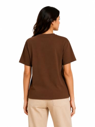 Image of Women's Plain Cotton T-Shirt