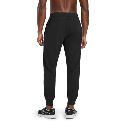 M MAELREG Men's Golf Joggers Pants with Zip Pockets Stretch Lightweight Nylon Sweatpants Work Casual Athletic Track Pants Men2