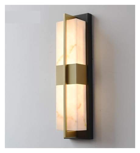 Applique murale extérieur acier inoxydable marbre luminaire façade moderne