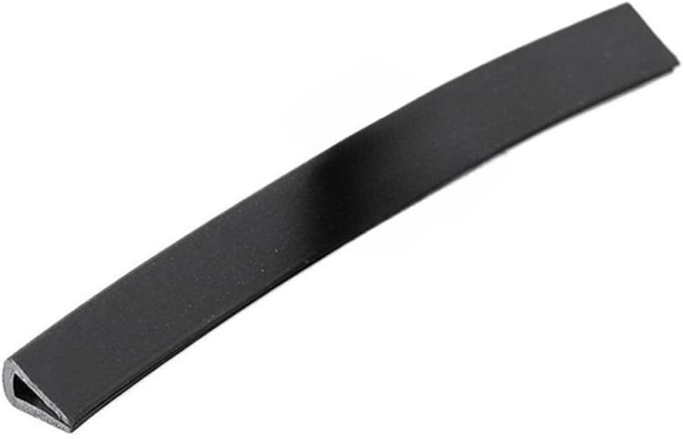 1/5M Flexible U Channel Edge Protector for Sheet Metal and Wood Panels - Black Rubber U-Shaped Trim(1X4X9MMX1M)