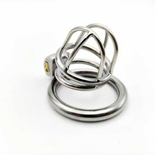 Chastity cage avec grande ouverture de ventilation et serrure discrète