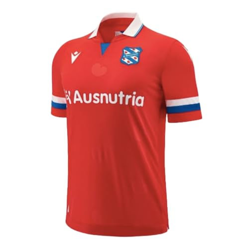 T-shirt visiteur SC Heerenveen Macron rouge taille M pour match