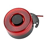 Buzzer with Light DC 12V - 24V 105dB Alarrm Audio Frequency Active Sounder Signal Backup Alarrms S for Car Boat Truck