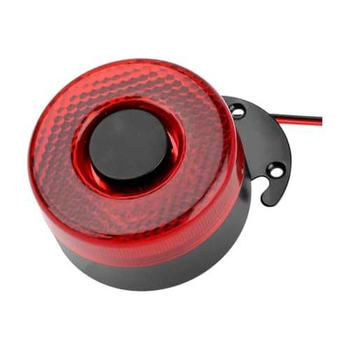 Buzzer with Light DC 12V - 24V 105dB Alarrm Audio Frequency Active Sounder Signal Backup Alarrms S for Car Boat Truck