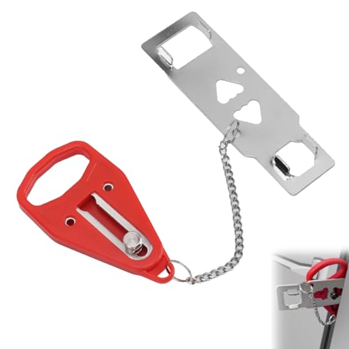 Portable Door Lock – Anti-Theft Travel Lock for Extra Security in Hotels, Apartments & Homes – Easy to Install, Lightweight & Durable Safety