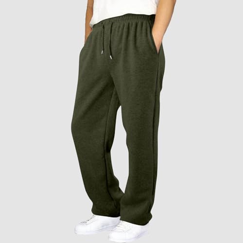 Children's Sweatpants Fleece Winter Solid Elastic Waist with Side Pockets Slim Sports Joggers Sweatpants2
