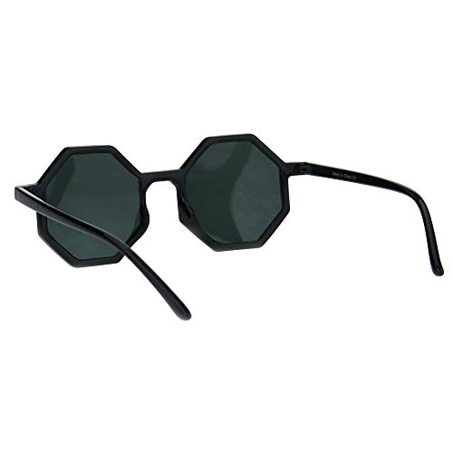 SA106 Pimp Octagon Squared Hippie Plastic Sunglasses4