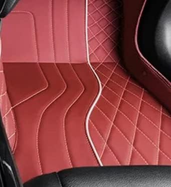 Amazon Famous Car 5シリーズに対応 For 5series 7代目 セダンg30 17年 21年 立体カーマット レザー 車のフロアマット カーマット 車用マット オーダーメイド 乗車定員 5人 社外品 トランクマット ワインレッド フロアマット 車 バイク