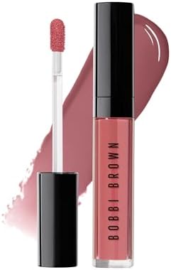 Bobbi Brown Crushed Oil-Infused Gloss | Hydrating, Non-Sticky, Tinted Lip Oil Gloss | High-Impact Shine & Comfortable Feel, 0.20 Fl Oz, Romantic