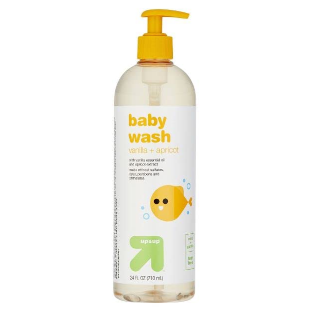 Up & Up Vanilla & Apricot Baby Wash 24 FL OZ Baby