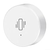 Vibrationssensor für Tuya, Smart Echtzeitüberwachung Türerkennung für ZigBee, Smart Sensor für Home Security Alarmanlage