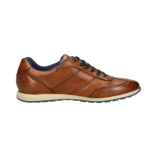 Image of bugatti Unisex Adult Cognac Leather Sneaker 311-A9Q05