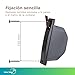 Imagen de TELKES Recogedor Persiana Empotrado Maaron con Cinta 18 mm x 5 m Carrete Cuerda Enrrollable Mecanismo de Muelle Interior Sistema Polea Rollo Tirador Recambio de Cajetin