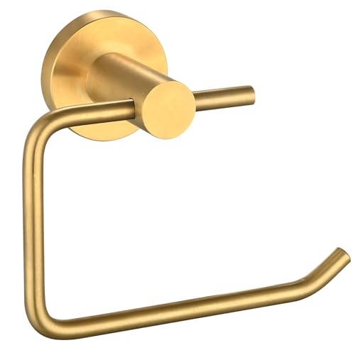 Katezon Bathroom Toilet Paper Holder Premium 304 Stainless Steel (Gold)