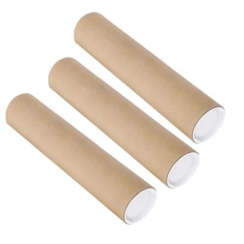 Long tube d'affiche pour envoi postal, tube de protection en carton, emballage en carton pour schéma, peinture, expédition de documents
