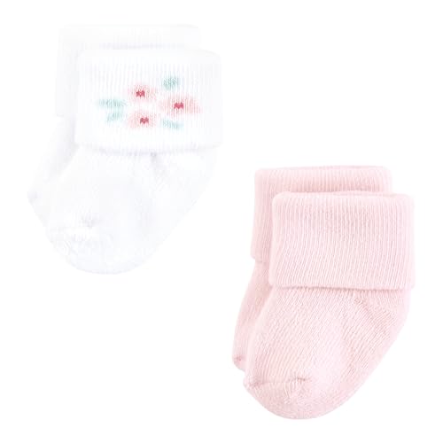 Image of Hudson Baby Baby 8-pack Cotton Rich Newborn and Terry Socks