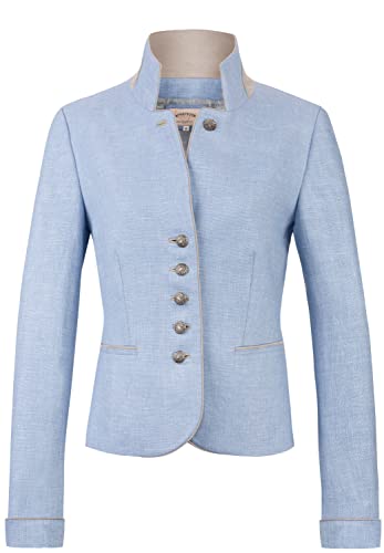Trachtenjacke Damen Grau - Eleganter Blazer Für Dirndl & Oktoberfest