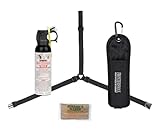 Nimrod's Wares Frontiersman Max Bear and Mountain Lion Spray + 3-in-1 Holster 7.9oz 40ft FBADX-09 Bundle with Microfiber Cloth