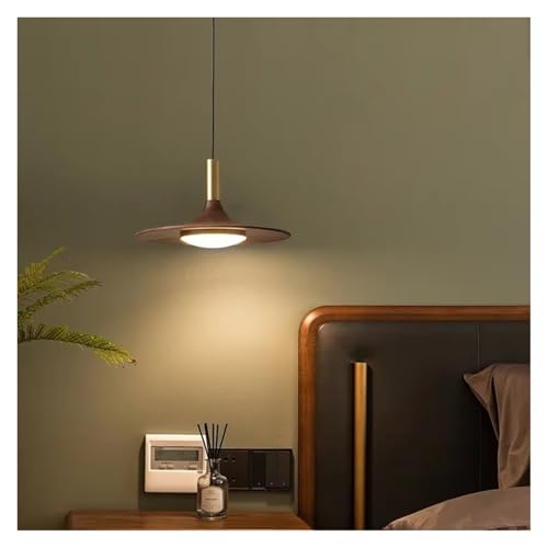 Chandelier ly luxury en noyer à trois têtes QTHWB luminaire créatif