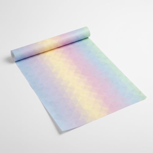 Image of Prettykrafts Illusion Print Gift Wrapping Paper | Pack of 5 | 70x50x0.2 cm | Large Size | Reusable & Eco-Friendly Paper Bags for Gifting, Parties, Return Gifts, Shopping and Special Occasions, Multi