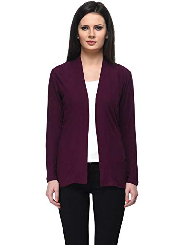 Image of Frenchtrendz Womens's Viscose Crepe Shrug(Size: XS-4XL)