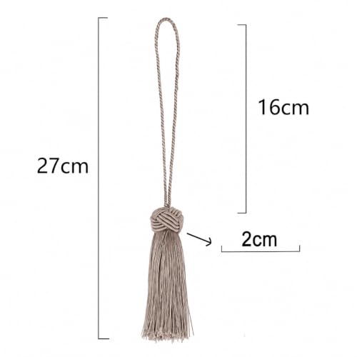 Image of BEL AVENIR 8 Pcs Elegant Polyester Key Tassel Colorful Craft Tassels Charms
