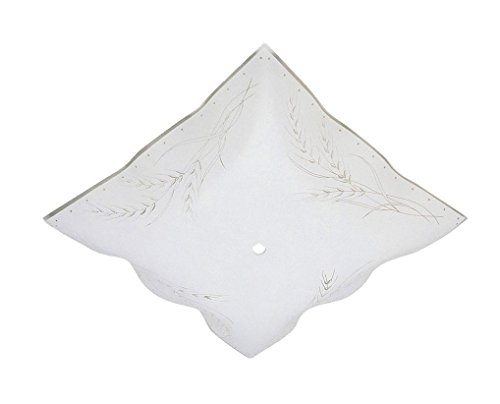 Image of WESTINGHOUSE LIGHTING CORP 81800 12 inch Ruffled SQ Diffuser, White