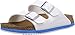 Produktbild Birkenstock Classic Arizona Birko-Flor, Unisex-Erwachsene Pantoletten, 39 EU Schmal, Weiß White Ls White Blue
